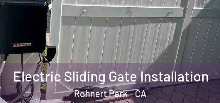 Electric Sliding Gate Installation Rohnert Park - CA