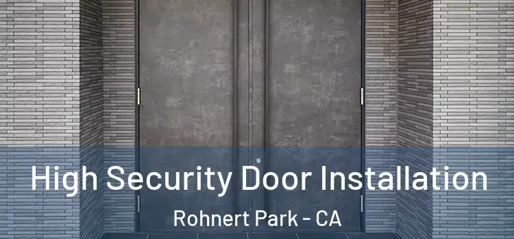 High Security Door Installation Rohnert Park - CA