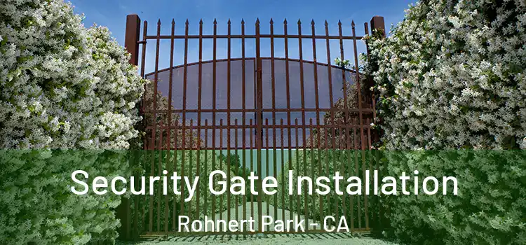 Security Gate Installation Rohnert Park - CA